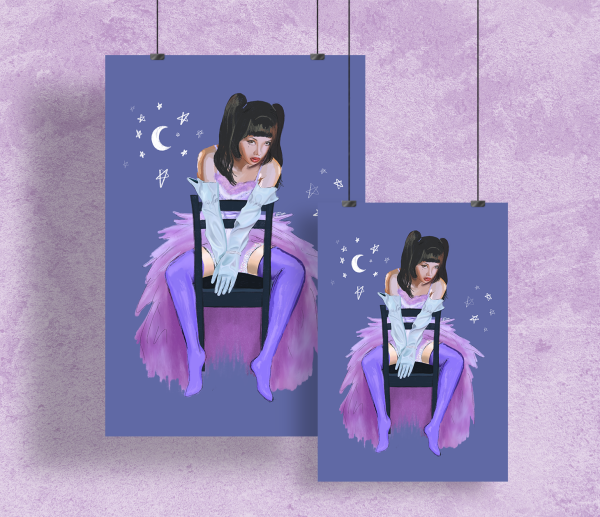Hyuna Illustrated Poster