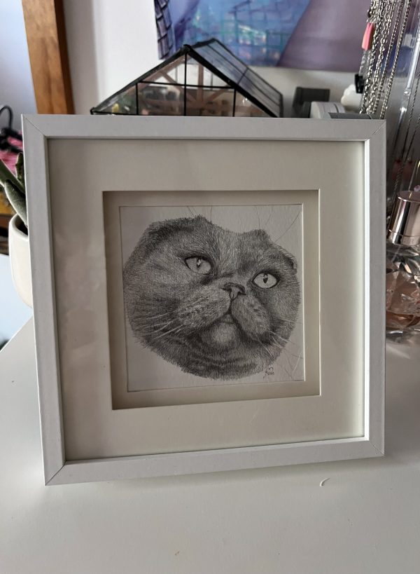 Custom Pet Portrait Pencil Drawing - Image 6